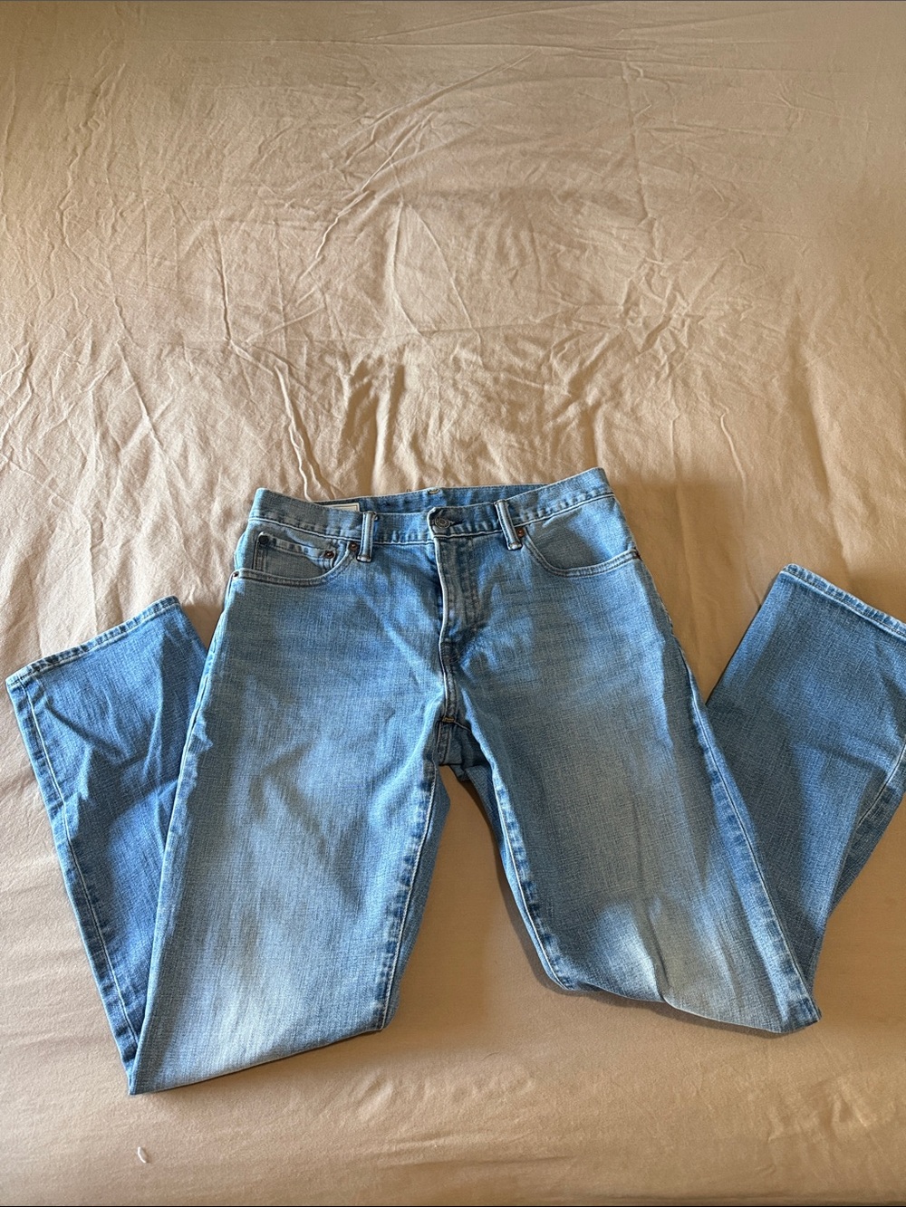 GAP Men's Light Wash Straight Jeans